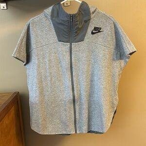Nike short sleeve zip up